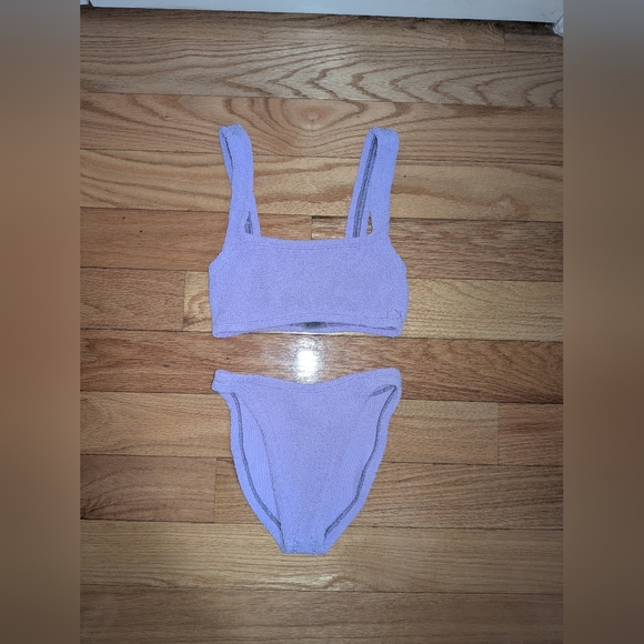 NWOT HUNZA G XANDRA BIKINI IN LILAC - Picture 3 of 6